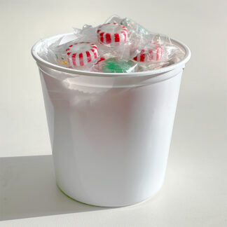 24 oz White PP Deli Containers